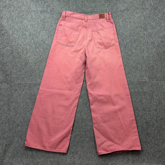 BDG Urban Outfitters High & Wide Jeans Women's Size 31 Relaxed Fit Pink Denim - Picture 3 of 15